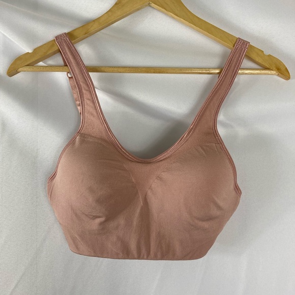 NWT Good American blush high impact sports bra XS - Picture 5 of 10